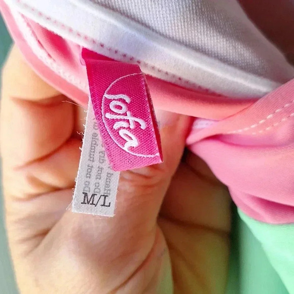 Sofia strapless colorblock Dress - Picture 3 of 3